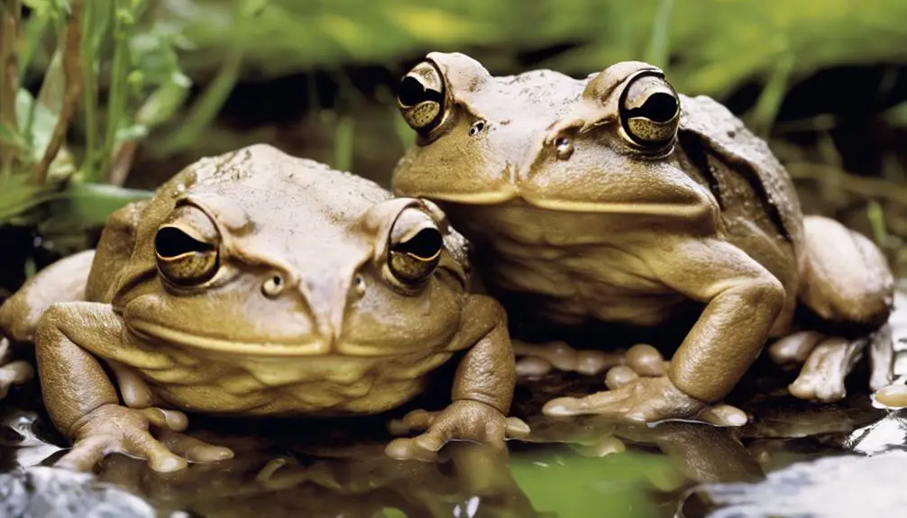 giant frog mating habits