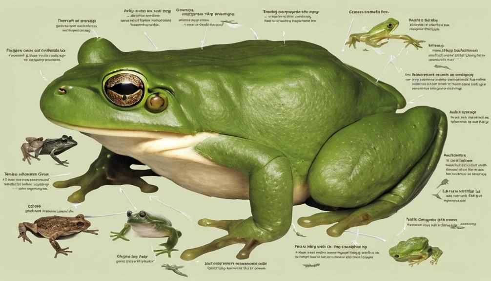 goliath frog s unique features