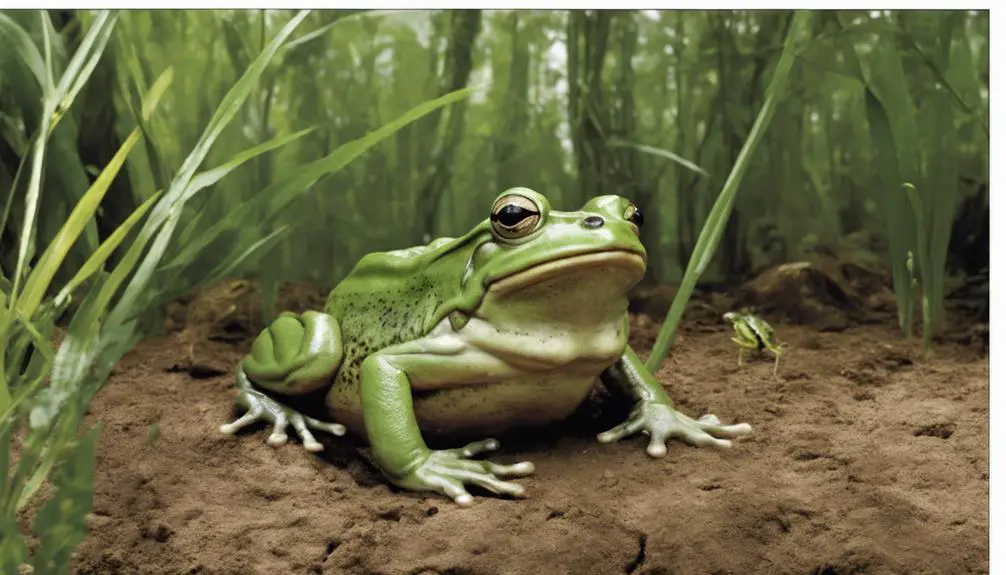 large frogs with adaptations